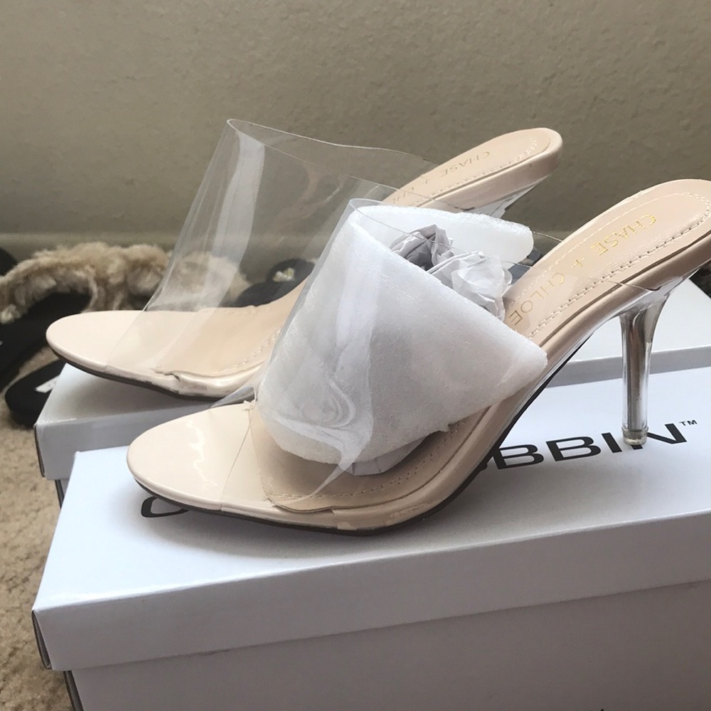 Clear Transparent Mules